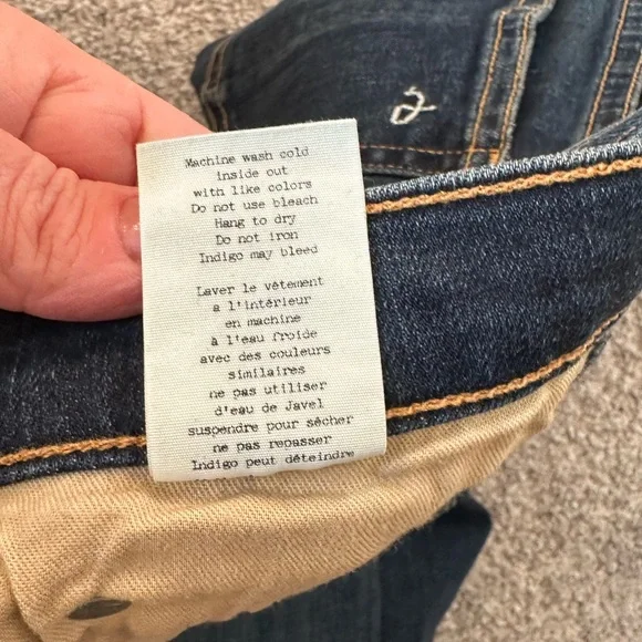 Rag & Bone Womens Slim Skinny Jeans Blue Pockets Dark Wash Mid Rise Denim 32 - Picture 5 of 8